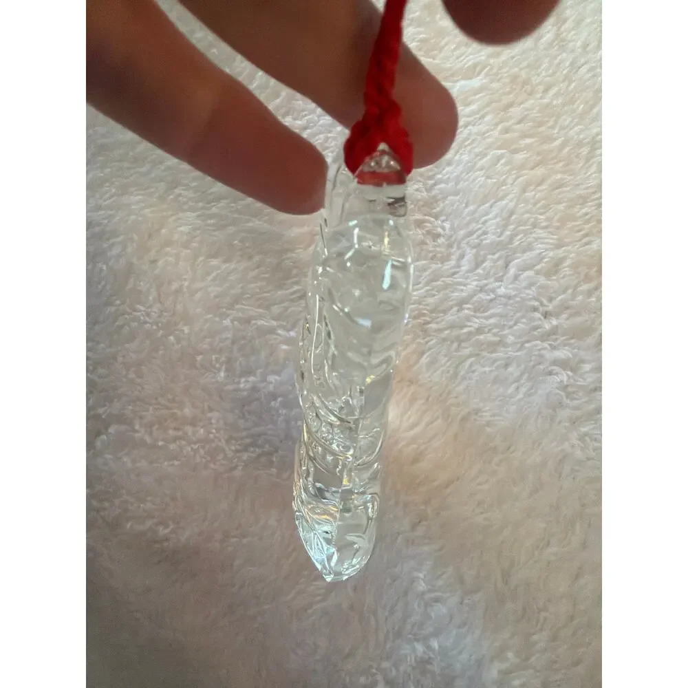 Waterford Crystal Our First Christmas Ornament 2001 Bells w/ Box Ireland MIB